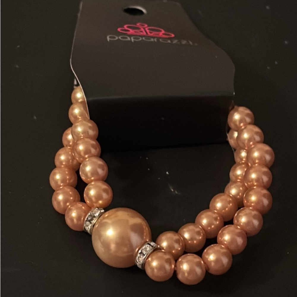 Paparazzi Gold Pearl Bracelet